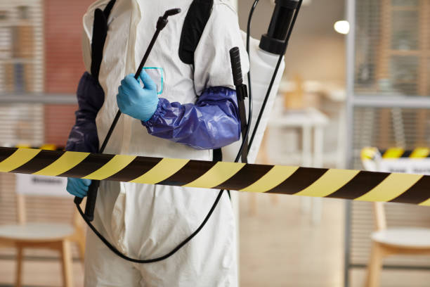 Professional Sewage Cleanup technician working in Winchester, TN